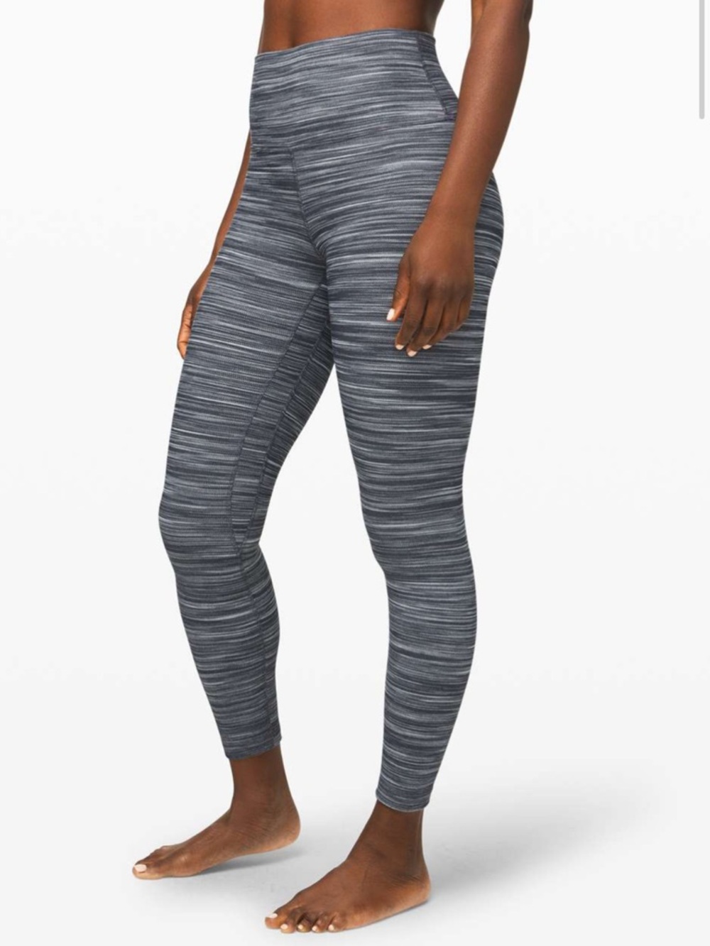 Lululemon align 25” jacquard black and white stripe